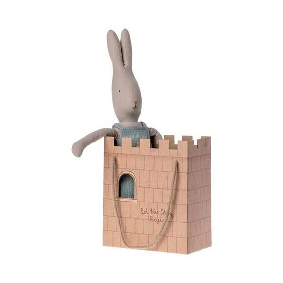 NEW Maileg Castle Gift Bag Play House Rose Pink - Picture 2 of 7